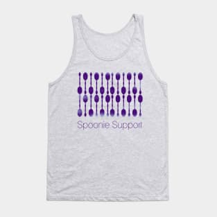 Spoonie Support! (Dark Purple) Tank Top